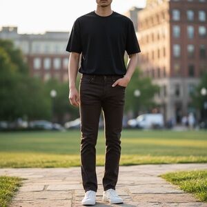 GAP Slim Fit Dark Brown Jeans for Men